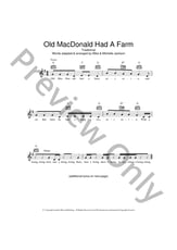 Old MacDonald Had A Farm (Australian version) piano sheet music cover